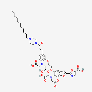 molecular formula C47H61N5O15 B1227533 Fura-FFP18 