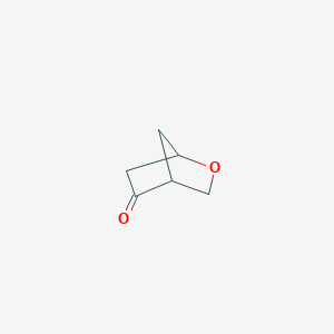 molecular formula C6H8O2 B12275336 2-Oxabicyclo[2.2.1]heptan-5-one CAS No. 111292-40-1