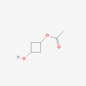 molecular formula C6H10O3 B12275353 trans-(3-Hydroxycyclobutyl) acetate CAS No. 1638763-41-3