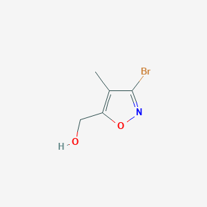 molecular formula C5H6BrNO2 B12275373 (3-Bromo-4-methylisoxazol-5-yl)methanol 