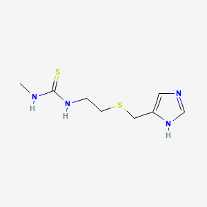 molecular formula C8H14N4S2 B1227542 Thiaburimamide CAS No. 38603-23-5