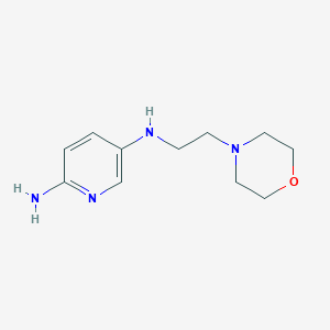 molecular formula C11H18N4O B12275436 N5-(2-Morpholin-4-yl-ethyl)-pyridine-2,5-diamine 