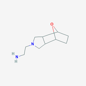 2-{10-Oxa-4-azatricyclo[5.2.1.0,2,6]decan-4-yl}ethan-1-amine