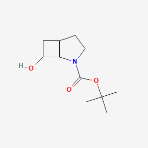 rel-(1S,5S,7R)-2-Boc-7-hydroxy-2-azabicyclo[3.2.0]heptane