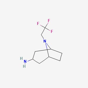 8-(2,2,2-Trifluoroethyl)-8-azabicyclo[3.2.1]octan-3-amine