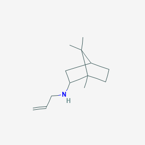 molecular formula C13H23N B12275486 1,7,7-trimethyl-N-(prop-2-en-1-yl)bicyclo[2.2.1]heptan-2-amine 