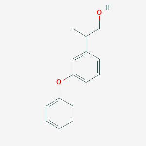 molecular formula C15H16O2 B12275504 Fenoprofenol 