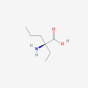 molecular formula C7H15NO2 B12275567 Norvaline, 2-ethyl- 