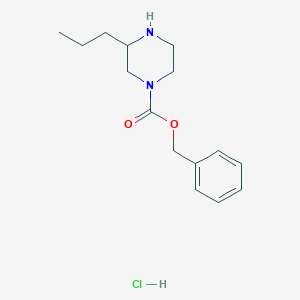 (R)-Benzyl 3-propylpiperazine-1-carboxylate hydrochloride