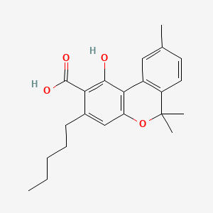 molecular formula C22H26O4 B1227558 Cannabinolic acid CAS No. 2808-39-1