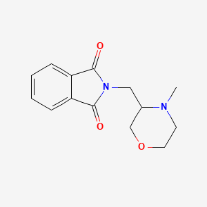 molecular formula C14H16N2O3 B12275615 (R)-2-(4-Methyl-morpholin-3-ylmethyl)-isoindole-1,3-dione 