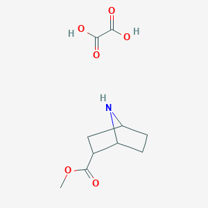 Methyl 7-azabicyclo[2.2.1]heptane-2-carboxylate;oxalic acid