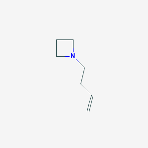 molecular formula C7H13N B12275649 1-(But-3-en-1-yl)azetidine 