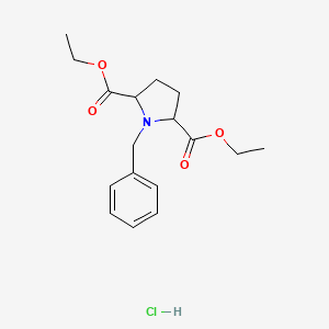 Diethyl 1-benzylpyrrolidine-2,5-dicarboxylate hydrochloride