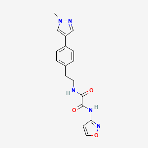 N'-{2-[4-(1-methyl-1H-pyrazol-4-yl)phenyl]ethyl}-N-(1,2-oxazol-3-yl)ethanediamide