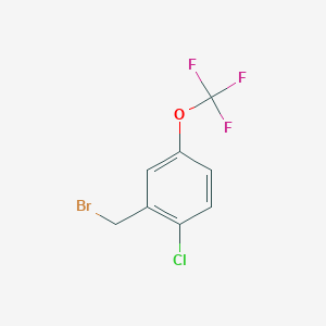 2-(Bromomethyl)-1-chloro-4-(trifluoromethoxy)benzene