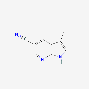 3-methyl-1H-pyrrolo[2,3-b]pyridine-5-carbonitrile