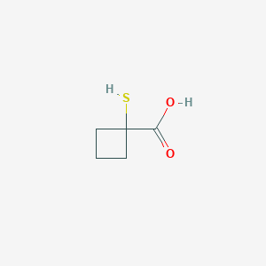 1-Sulfanylcyclobutane-1-carboxylic acid