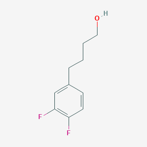 molecular formula C10H12F2O B12275761 3,4-Difluoro-benzenebutanol 