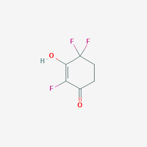 2-Cyclohexen-1-one, 2,6,6-trifluoro-3-hydroxy-