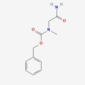 molecular formula C11H14N2O3 B12275794 Z-Sar-NH2 