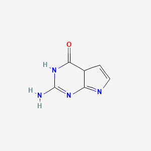 2-Amino-4a,7-dihydro-pyrrolo[2,3-d]pyrimidin-4-one