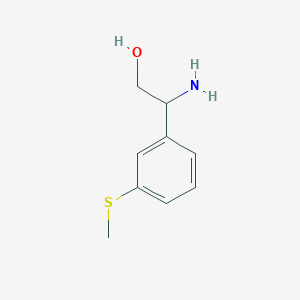 2-Amino-2-(3-(methylthio)phenyl)ethanol