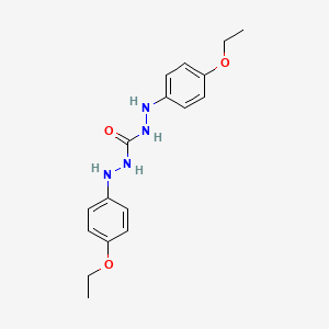 molecular formula C17H22N4O3 B12275879 1,3-Bis[(4-ethyloxyphenyl)amino]urea 