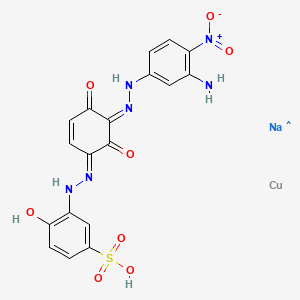 molecular formula C18H14CuN6NaO8S B12275915 CID 167996625 