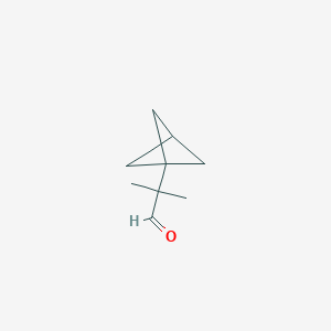 2-{Bicyclo[1.1.1]pentan-1-yl}-2-methylpropanal