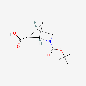 (1S,4R,5R)-2-[(tert-butoxy)carbonyl]-2-azabicyclo[2.1.1]hexane-5-carboxylic acid