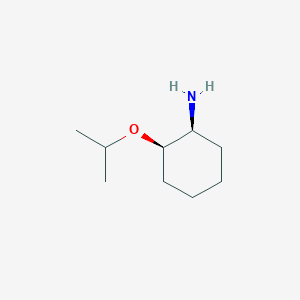 molecular formula C9H19NO B12276015 (1S,2R)-2-Isopropoxycyclohexanamine 