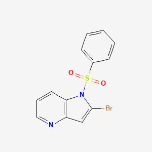 1-(benzenesulfonyl)-2-bromo-1H-pyrrolo[3,2-b]pyridine