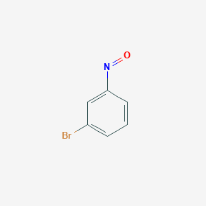 molecular formula C6H4BrNO B12276092 Benzene, 1-bromo-3-nitroso- CAS No. 13125-68-3