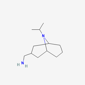 [9-(Propan-2-yl)-9-azabicyclo[3.3.1]nonan-3-yl]methanamine