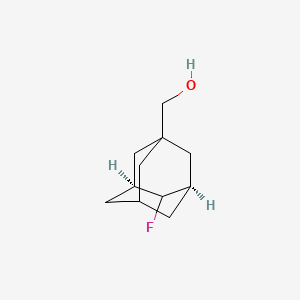 molecular formula C11H17FO B12276116 4-Fluoro-1-hydroxymethyl-admantane 