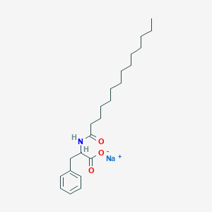 L-Phenylalanine,N-(1-oxotetradecyl)-, monosodium salt (9CI)