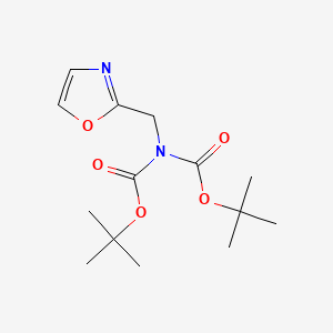 N-,N-diboc-Oxazol-2-yl-methylamine