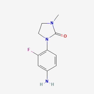 1-(4-Amino-2-fluorophenyl)-3-methylimidazolidin-2-one