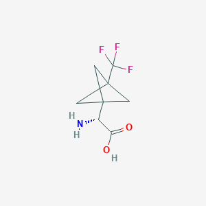 (2R)-2-amino-2-[3-(trifluoromethyl)bicyclo[1.1.1]pentan-1-yl]acetic acid