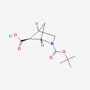 (1S,4R,5S)-2-[(tert-butoxy)carbonyl]-2-azabicyclo[2.1.1]hexane-5-carboxylic acid