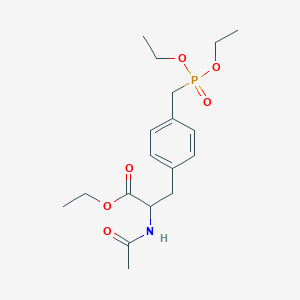 Ethyl 2-acetamido-3-[4-(diethoxyphosphorylmethyl)phenyl]propanoate