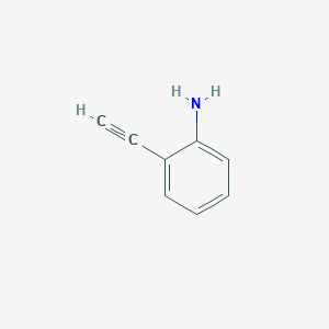 molecular formula C8H7N B1227618 2-乙炔基苯胺 CAS No. 52670-38-9