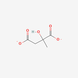 molecular formula C5H6O5-2 B1227619 Citramalate 