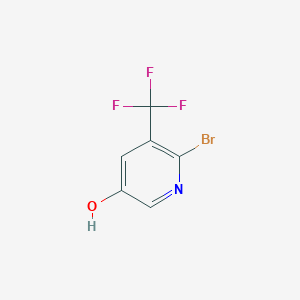 molecular formula C6H3BrF3NO B12276217 6-Bromo-5-(trifluoromethyl)pyridin-3-ol 