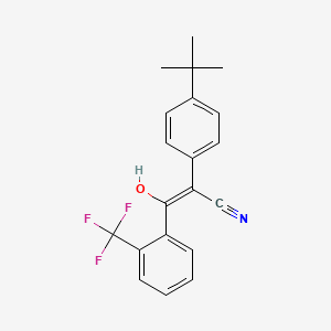 4-(1,1-Dimethylethyl)-a-[hydroxy[2-(trifluoromethyl)phenyl]methylene]benzeneacetonitrile