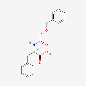 molecular formula C18H19NO4 B12276224 3-Phenyl-2-[(2-phenylmethoxyacetyl)amino]propanoic acid 