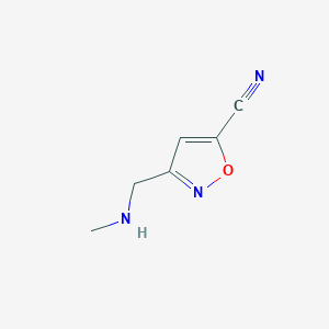 3-[(methylamino)methyl]-5-IsoxazolecarbonitrileHClsalt