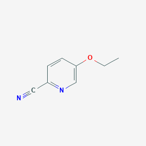 molecular formula C8H8N2O B12276290 5-Ethoxypicolinonitrile 