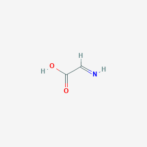 molecular formula C2H3NO2 B1227633 亚氨基乙酸 CAS No. 4472-12-2